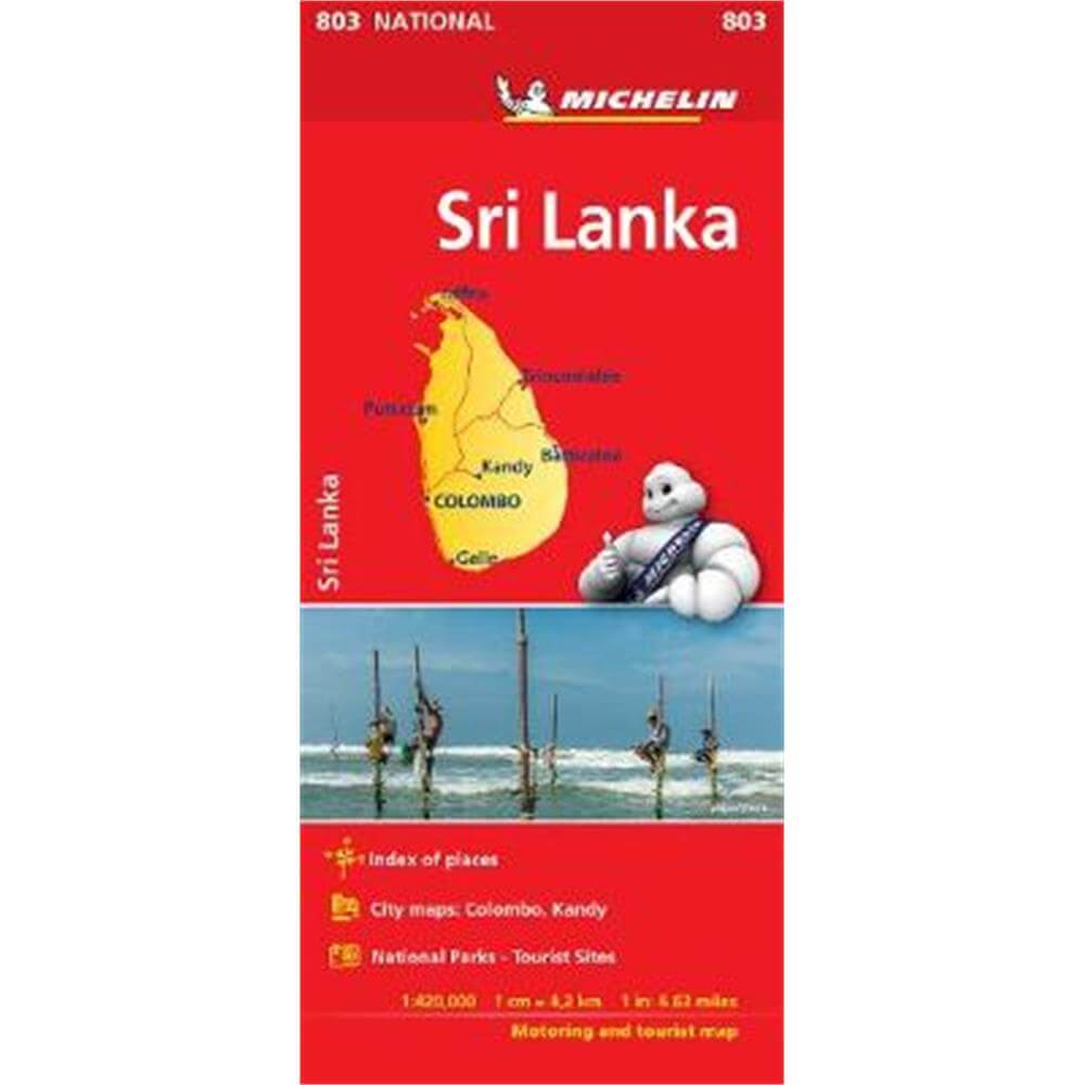 Sri Lanka National Map 803